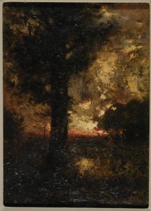 Landskap med figur, c.1890