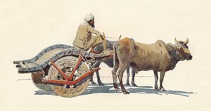 A Bullock Cart, Jodhpur, c1880 1905. av Alexander Henry Hallam Murray