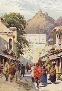 Huvudgatan i Alwar av Alexander Henry Hallam Murray