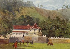 Tandens tempel, Kandy, Exteriör