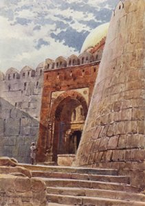 Tughlak Shahs grav (färg litho) av Alexander Henry Hallam Murray