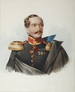 Porträtt av greve Dmitri Alexeevich Shcherbatov 1818-1881, 1849