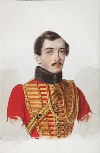 Porträtt av N.W. Novoskoltsev, 1839