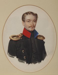 Porträtt av Platon Ivanovich Panshin 1817-1863, 1841