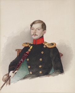 Porträtt av Vasily Vasilievich Engelhardt 1814-1868, 1839-1840