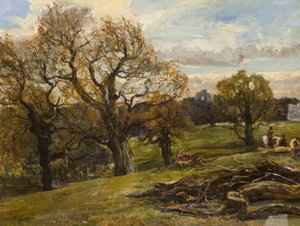 Cadzow Forest, ca 1860 (olja på duk)