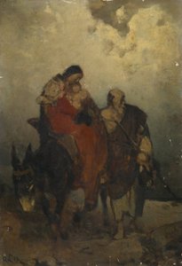Flykten från Egypten av Alexander Liezen Mayer