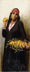 Den orange säljaren, 1898