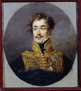 Porträtt av greve Alexander Olsufyev (1790-1853). (Porträtt av greve Alexander Olsufyev). Målning av Alexander (Alexandre) Molinari (1772-1831), olja på duk