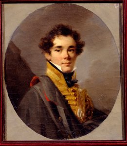 Porträtt av greve Vasilij Olsufyev (1796-1858). Målning av Alexander (Alexandre) Molinari (1772-1831), olja på duk