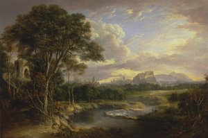 Utsikt över staden Edinburgh av Alexander Nasmyth
