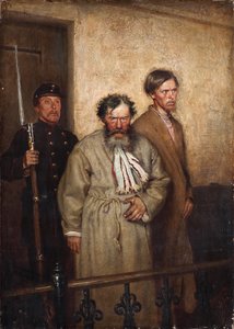 I en rättssal, 1877 av Alexander Nikanorovich Novoskoltsev