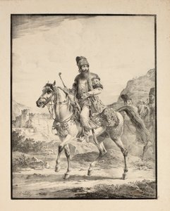Perser till häst, 1820