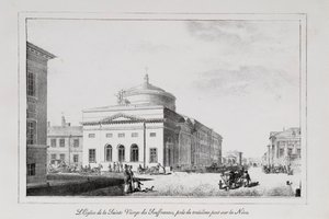 The Church of Joy of all who sorg Serie Views of Saint Petersburg, 1820-tal