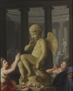 Amors tillbedjan av Alexander Roslin