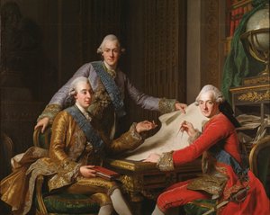 Kung Gustav III av Sverige och hans bröder, 1771