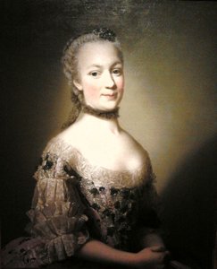 Porträtt av Katarzyna Mniszech, född Zamoyska av Alexander Roslin