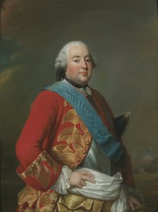 Porträtt av Louis Philippe I (1725-1785), Duce de Orleans, av Roslin, Alexander (Alexandre) (1718-1793). Olja på duk, ca 1770. Mått : 116x88 cm. Nationalmuseum Stockholm av Alexander Roslin