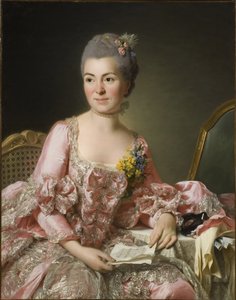 Porträtt av Marie-Suzanne Giroust, Madame Roslin 1734-1772, 1770