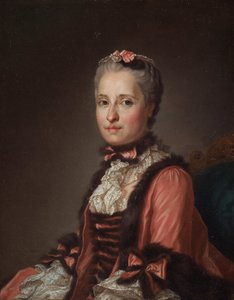 Porträtt av prinsessan Maria Josepha av Sachsen 1731-1767, 1776. av Alexander Roslin