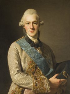 Swedish: Fredrik Adolf, 1750-1803, prins av Sverige, Gustav III:s bror Duke Fredrik Adolf, Gustav III:s Brother av Alexander Roslin