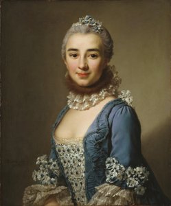 Okänd dam, möjligen Madame Deshanges av Alexander Roslin