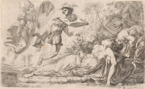 Perseus och den sovande medusan, 1774.