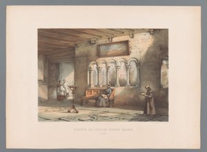 Utsikt över Vårfrubasilikans kloster i Tongeren Cloitre de l