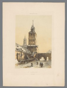 Basilica of Saint Servatius i Maastricht St Servais (Côté Nord) (titel på objekt) Monuments de Maastricht (serietitel)