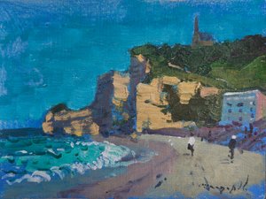 Beach Village Cliffs av Alexander Shandor
