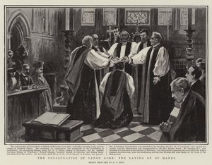 Invigningen av Canon Gore, handpåläggning av Alexander Stuart Boyd