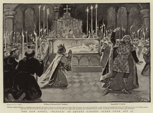 The New Opera, Harold, i Convent Garden, scen från akt II