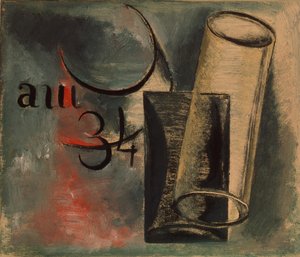 Komposition med geometriska kroppar, 1934