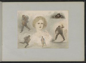 Figurstudier av Alexander Ver Huell