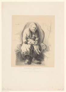 Porträtt av Thomas Peters Thomas Peters. Gammal 112 år (titel på objekt)