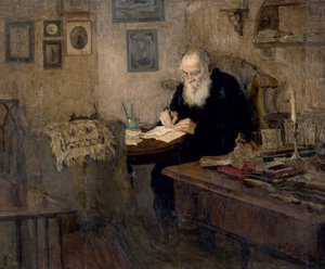 Porträtt av Leo Tolstoj