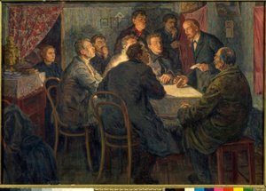 VI Lenin som chef för den marxistiska kursen i Petersburg