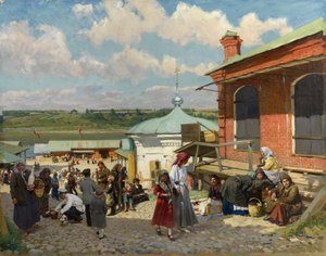 Utsikt över Plyos, 1918