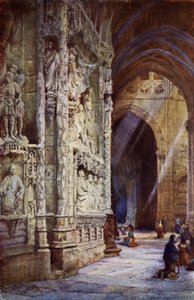 Ambulatoriet, Burgos katedral (färg litho)