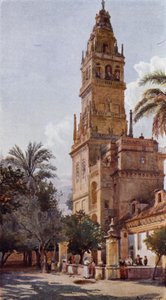 The Court of Oranges, moskén i Cordova (färg litho)