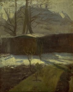 En trädgård på vintern, Helenevej. köpenhamn av Alexander Wilde
