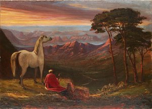 Scene Amongst the Hills, Mahabaleshwar (olja på duk) av Alexander Young Short