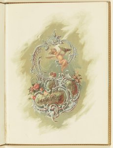 Program för balett La Perle av Marius Petipa och Riccardo Drigo, 1896. av Alexander von Hohen