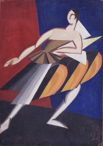 Kostymdesign, 1920 av Alexandra Alexandrowna Exter
