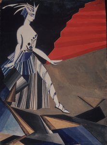Salomé. Kostymdesign för pjäsen Salomé av O. Wilde, 1917