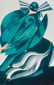 Figur av den 3:e kvinnliga masken av Alexandra Alexandrowna Exter