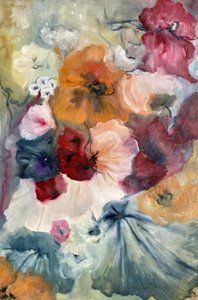 Färgglada vallmor blommar av Alexandra Higgins