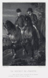 The Secret of Javotte (gravyr) av Alexandre (after) Bida
