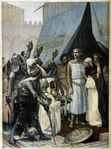 Saint Louis i Jerusalem (från målningen av Cabanel) - i "" Le Petite Journal"" den 11 september