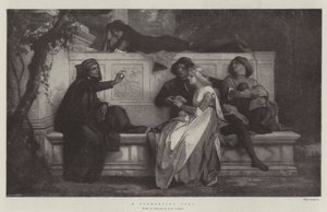 En florentinsk poet av Alexandre Cabanel